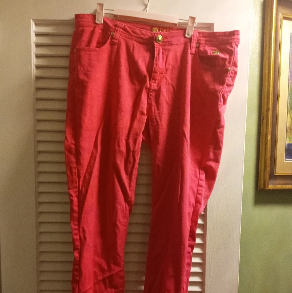 Apple Bottoms Vibrant Fuchsia Pants